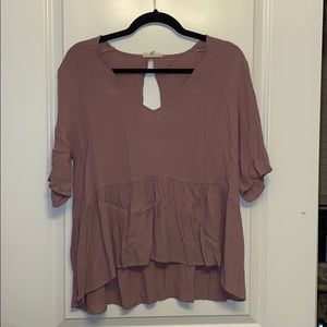 Boutique plum colored shirt